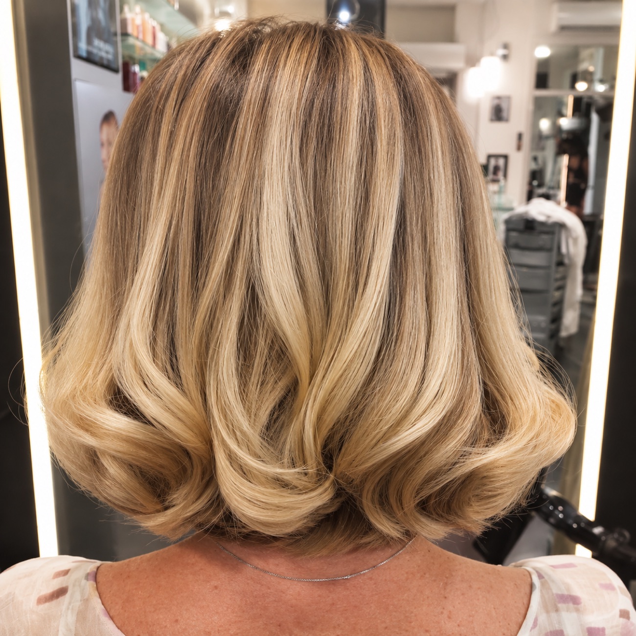 Rubio miel con ondas